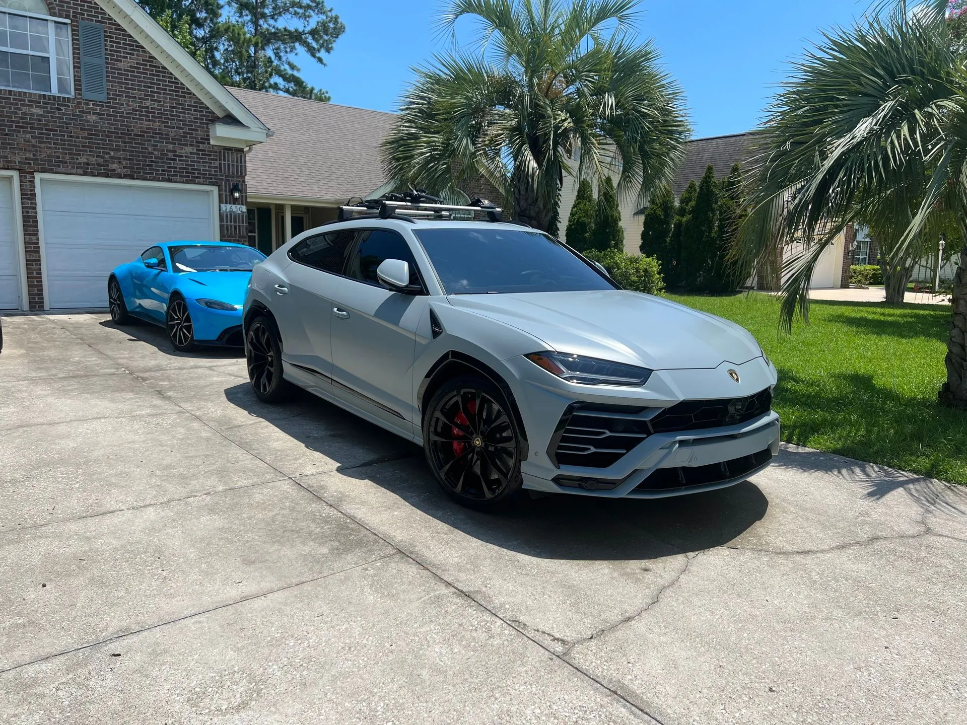 Lamborghini Urus finished on a driveway